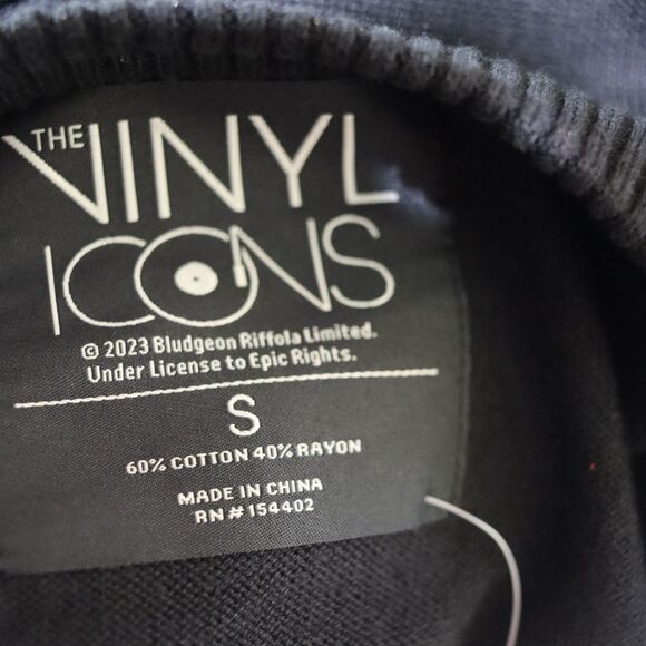 Forever 21 Black Crew Neck Sweater with Rock Band Graphic Oversized Small - Picture 14 of 15